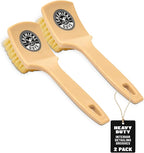 Chemical Guys Induro 7 Heavy Duty Nifty Carpet & Upholstery Detailing Brush 2 Pack – Deep Cleaning Brushes for Fabric, Carpet
