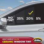 Gila®Heat Shield Elite™ Truck & SUV 20% VLT Automotive Ceramic Window Tint DIY Advanced Heat Control Glare Control 2.5ft x 10ft (30in x 120in)