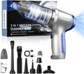 Saker Car Vacuum Portable Cordless 15000PA,3 in 1 Handheld Vacuum with Brushless Motor for Car, Office and Home Cleaning Blue