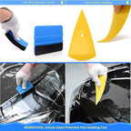 NEWISHTOOL Window Film Application Kit Car Tint Installation Tools with Spray Bottle PPF Squeegee Felt Scraper Knife for Vehicle Glass Protective Film Installing Tool Vinyl Wrap Kit Tools Tinting Kit