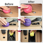 ColorCoral Car Cleaning Gel Reusable Car Clean Putty 4Pack - Universal Car Interior Cleaner Slime for Keyboard Cleaner,Cute C