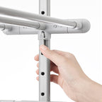Whitmor 4 Tier Expandable Shoe Rack - Gray