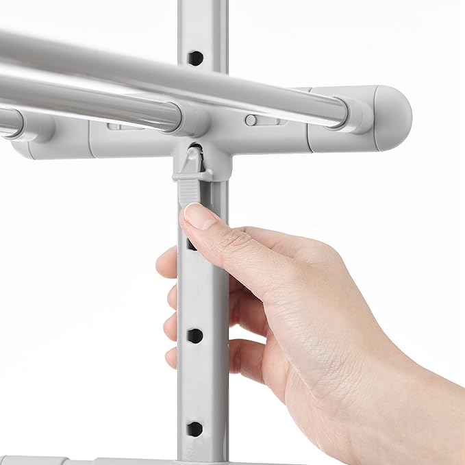 Whitmor 4 Tier Expandable Shoe Rack - Gray