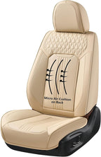 Coverado Seat Covers, Car Seat Covers Front Seats, Beige Seat Cover, Waterproof Car Seat Cushion, Front Car Seat Covers Leath