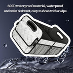 Car Trunk Organizer, Collapsible Sturdy Multi-Compartment Vehicle Cargo Storage Bag, Removable Automotive Trunk Organization