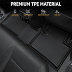 Floor Mats for Lexus RX350/RX350H/RX500h 2023-2026, All Weather Floor Mats Trunk Cargo Liner with Backrest Protectors and Door Sill Guards Accessories, Full Coverage Set (Not fit RX450h & PHEV)