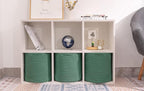 voten Storage Cubes Baskets Bins Organizer 11x11x11'' Fit 12x12''Cube Storage Organizer Bookcases Shelf,Durable Woven Cotton 