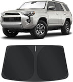 TINGLU Sun Shade for Toyota 4Runner 2010-2024 2025 Accessories Windshield Sun Shade Window Shade UV Rays Protection Sun Visor Cover with Steering Wheel Sunshade Storage Bag