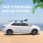 HEYTRIP Universal Soft Roof Rack Pads for Kayak/Surfboard/SUP/Canoe with 15FT Tie-Down Straps and Storage Bag