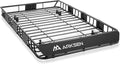 ARKSEN 64 x 39 x 5 Inch Upgrade Universal Roof Rack - 150Lbs Capacity Heavy Duty Rooftop Cargo Carrier with Extension for Car, SUV & Pickup, Durable Steel, Easy Install, Spacious Storage
