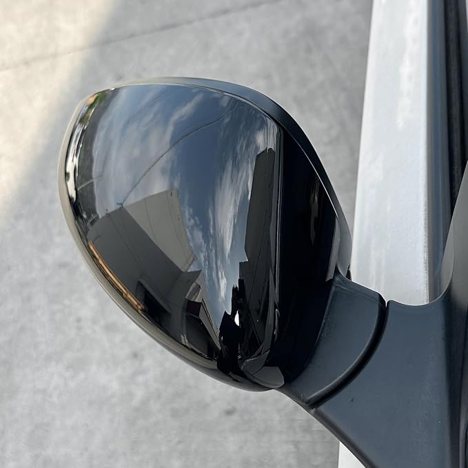 YINGTUU for Honda Accord 10th 11th 2018 2019 2020 2021 2022 2023 2024 2025 Accessories All Inclusive Rearview Mirror Cover Bright Black