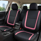 BELOMI Car Seat Covers Only, Breathable Premium Cloth Auto Seat Cover, Universal Front and Rear Seat Covers, Automotive Inter