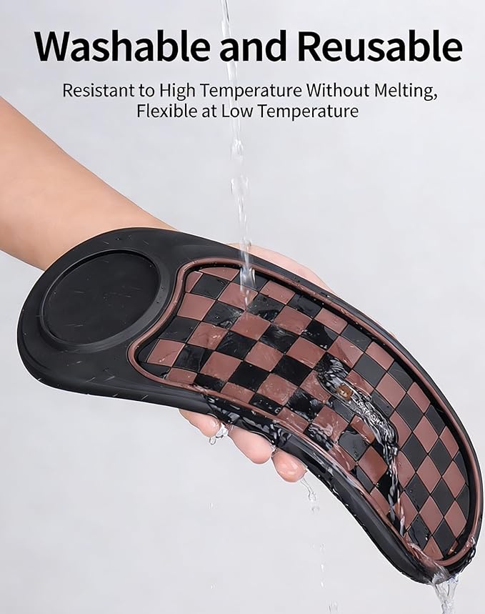 Multi-Functional Support Anti-Slip Pad, 360° Rotatable Car Anti Slip Mat Phone Holder with Temporary Parking Number, Auto Das