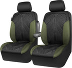 CAR PASS Waterproof Car Seat Covers Front Seats Covers Neoprene Wetsuit, All-Weather Non-Slip Durable,Universal Fit for SUV S