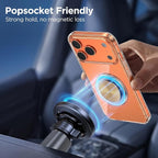 Miracase Car Phone Holder for Magsafe [Super Strong Magnets] Magnetic Phone Holders for Your Car, 360° Adjustable Air Vent Hands Free Cell Phone Mount Cradle Fit iPhone 17-12 & All Smartphones, Black