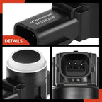 A-Premium 4-PC Reverse Backup Parking Assist Sensor Compatible with Chevy, Cadillac, Buick & GMC Model - Silverado Sierra 150