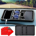 Yulejo Extra Large Dashboard Mat for Car Dashboard Accessories, Anti Skid Car Pad Compatible with All Smartphone Car Non Slip