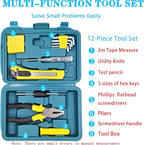 Roadside Car Emergency Kit- Car Safety Kit,Car Kits Emergency,High Power Car Vacuum,Jumper Cable Kits,Reflective Warning Tria