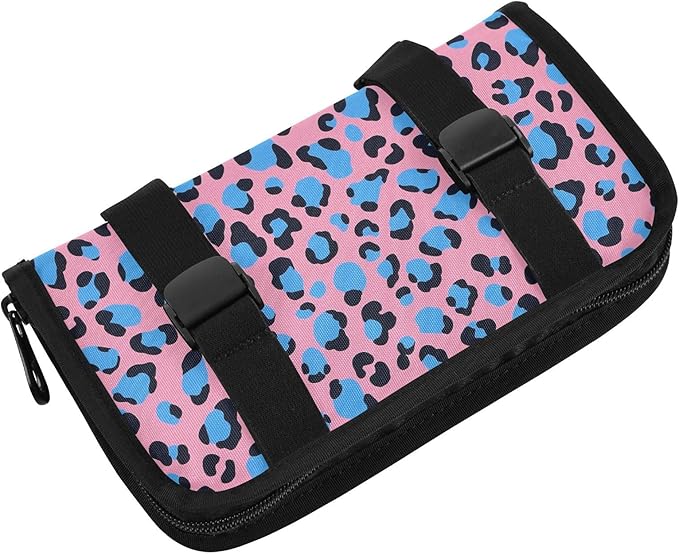 Car Tissue Holder Car Visor Organizer Tissue Box Holder for Car Sun Visor Organizer with Car Vehicle Accessories Essentials Interior for Women Men Pink Leopard Pattern