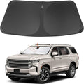 Front Windshield Sun Shade Foldable Car Front Window Sun Shade Windshield Shade Custom Fit for 2021-2025 2026 Chevrolet Tahoe Block UV Rays Accessories Heat Keep Cooler
