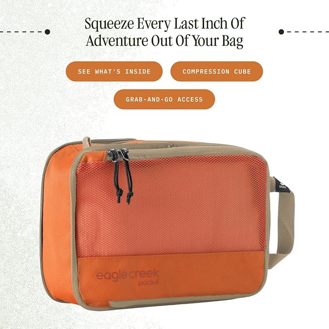 Eagle Creek Pack-It Specter Compression Packing Cubes - Durable, Ultra-Lightweight and Water-Resistant Ripstop Fabric Suitcas