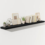 Fun Memories 72 Inch Floating Shelves for Wall, Fireplace Mantel Shelf with Invisible Heavy Duty Bracket, 8 Inch Deep Storage