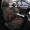 Front Car Seat Covers, 2Pcs Universal Leather Car Seat Covers, Full Coverage Waterproof Automotive Seat Covers, Breathable Ca