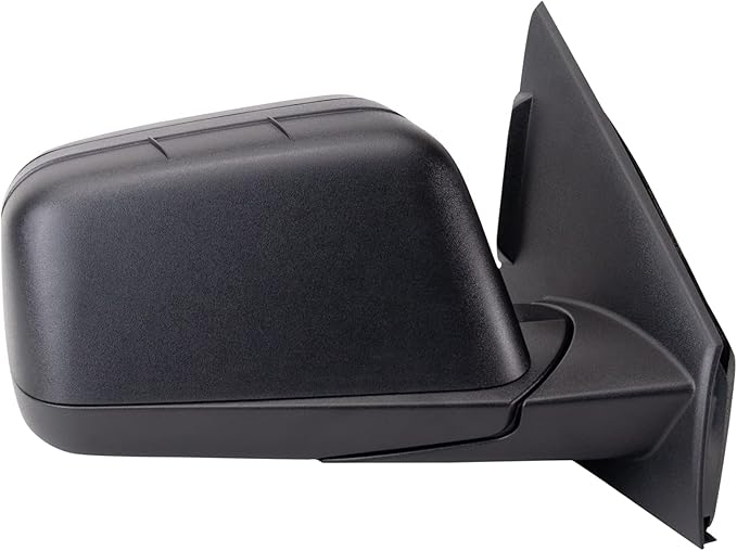 TRQ Driver and Passenger Side Mirror Assembly Set Power Foldaway Textured Black Compatible with 2009-2010 Ford Edge 2011 Ford