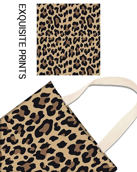 Car Trash Can, Durable Hanging Car Trash Garbage Bag, Cute Automotive Garbage Cans Organizer, Luxury Brown Leopard