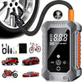 Cordless Tire Inflator Portable Air Compressor - 3600mAh Rechargeable Car Tire Pump with Digital Pressure Gauge, LED Light, Auto Shut Off, Dual Power Source for Car, Motorcycle, Bicycle, Balls