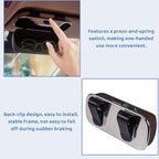 Evankin Universal Car Accessories Car Sun Visor Glasses Holder,Car Sun Visor Organizer Sunglasses Holder Clip On Sun Visor Secure Clip for Sunglasses