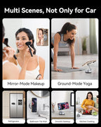 MRGLAS 2026 Upgraded 360° Rotation Vacuum Magnetic Phone Holder Stand,for Magsafe Suction Cup Phone Mount [109+LBS Strongest Suction & Magnetic] Adjustable Swivel Lock, for Your Car/Gym/Mirror/Kitchen
