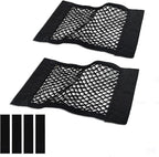 Universal Mesh Cargo Net for Car Trunk Storage,Elastic Small Automotive Cargo Net Pocket Wall Sticker Organizer Pouch Bag Stor