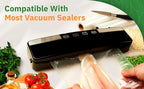EverFresh 11" x 25' Vacuum Sealer Rolls, 4 Pack | 15% THICKER Embossing | Compatible with FoodSaver Machines, BPA Free, Comme