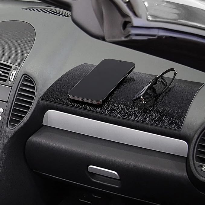 Extra Large Non-Slip Car Dashboard Sticky Pad – 11"x7" MINI-FACTORY Fixate Gel Mat for Phones, Glasses, Keys – Anti-Slip Grip