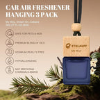 Car Air Freshener Hanging 3 Pack - 1 Way, Dream On, Cabana Hotel Collection Diffuser Oil Inspired The One Hotel, Car Freshene