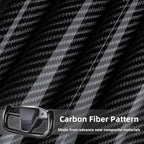 Steering Wheel Cover for Tesla Yoke Steering Wheel Cover Customzied for Tesla Model S 2021-Present/Model X 2021-Present Accessories,Anti-Slip,Comfortable Grip,Breathable,Bright Black