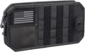 Tactical Molle Car Sun Visor Organizer – Semi-Rigid Storage Panel with Zipper Pouch & Glasses Clip, Universal Organizer for Cards, Pens & Tactical Gear, Fits All Cars, SUVs, Trucks
