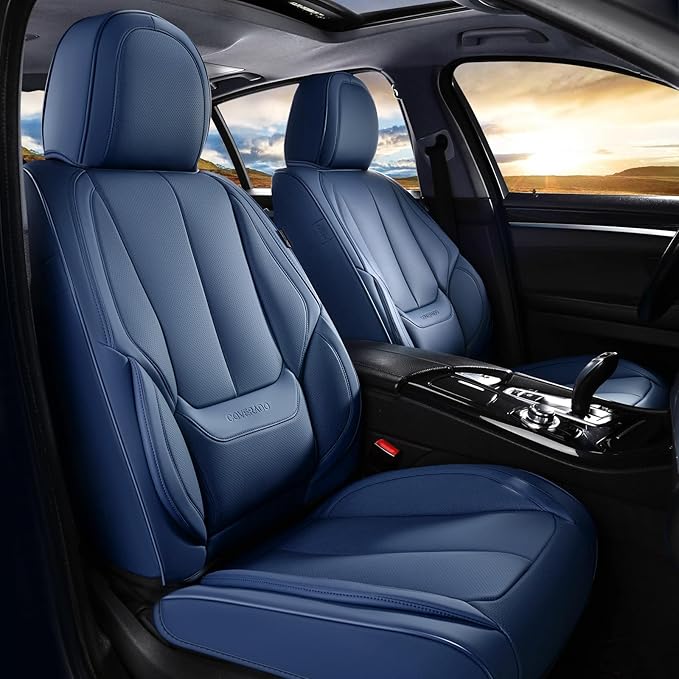 Coverado Car Seat Covers Full Set, Seat Covers for Cars, Car Seat Covers Front Seats and Back Car Seat Protector Waterproof, 