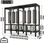 Freestanding Heavy Duty Wardrobe Closet with Magnetic Door, Portable Metal Closets, Foldable Wardrobecloset Organizers and St