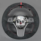 MEWANT Hand Stitched Steering Wheel Cover for Tesla Model 3 2017-2023 / Model Y 2020-2023 for Tesla Model 3/Y Accessories