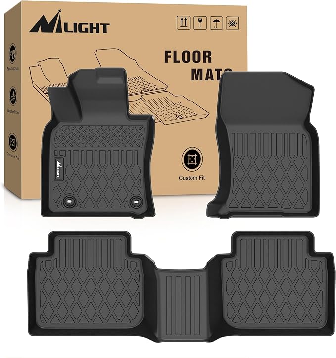 Nilight TPE Floor Mats for Toyota Camry AWD Only 2020 2021 2022 2023 2024, All Weather Custom Fit Heavy Duty Floor Liners