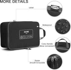 G4Free 6 Set Compression Packing Cubes, 3 sizes Travel Packing Organizers for Suitcases, Expandable Luggage Suitcase Storage 