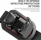 SEAMETAL Sunglass Holder for Car Visor Metal Sunglasses Clip, One-Hand Operation,Heavy Duty Universal Eyeglass Holder for Sun Visor,Secure Fit for Most Glasses,Car Accessories Organizer (1 PACK Black)