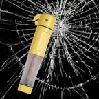 XhuangTech 4 in 1 Car Safety Hammer, Emergency Escape Tool Seat Belt Cutter with Car Window Breaker LED Flash Light Beacon Li