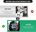 2PCS Car Backseat Organizer, Oxford Car Back Seat Protecter Kick Mat with Touch Screen Tablet Holder, Waterproof Automotive Seatback Storage Bag with Multi Functional Pockets (Large Pocket)