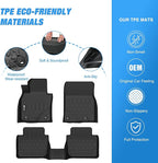 Nilight TPE Floor Mats for Mazda CX-50 CX50 2023 2024 2025 2026, All Weather Custom Fit Heavy Duty Floor Liners