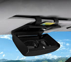 Sunglasses Holder for Car, Universal Car Visor Glasses Storage Case, Auto Eyeglasses Organizer Protective Box with Hidden Magnetic Closure, Vehicle Visor Accessories