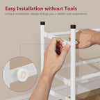 Tajsoon Expandable Shoe Rack for Closet 2 Tier, 28“-41“ Adjustable & Stackable Shoe Shelf Storage, Metal Shoe Rack Organizer 