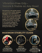NIRRGO 2-in-1 Dash Cam & Car Phone Holder Mount Bonus-2 Mounting Options Included 1080P HD Loop Recording Dashcam smart App Control, Night Vision G-Sensor Clutter,Easy Setup 32GB SD Card Included